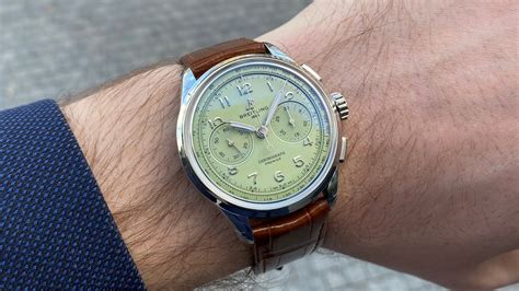 breitling pistachio green 40mm